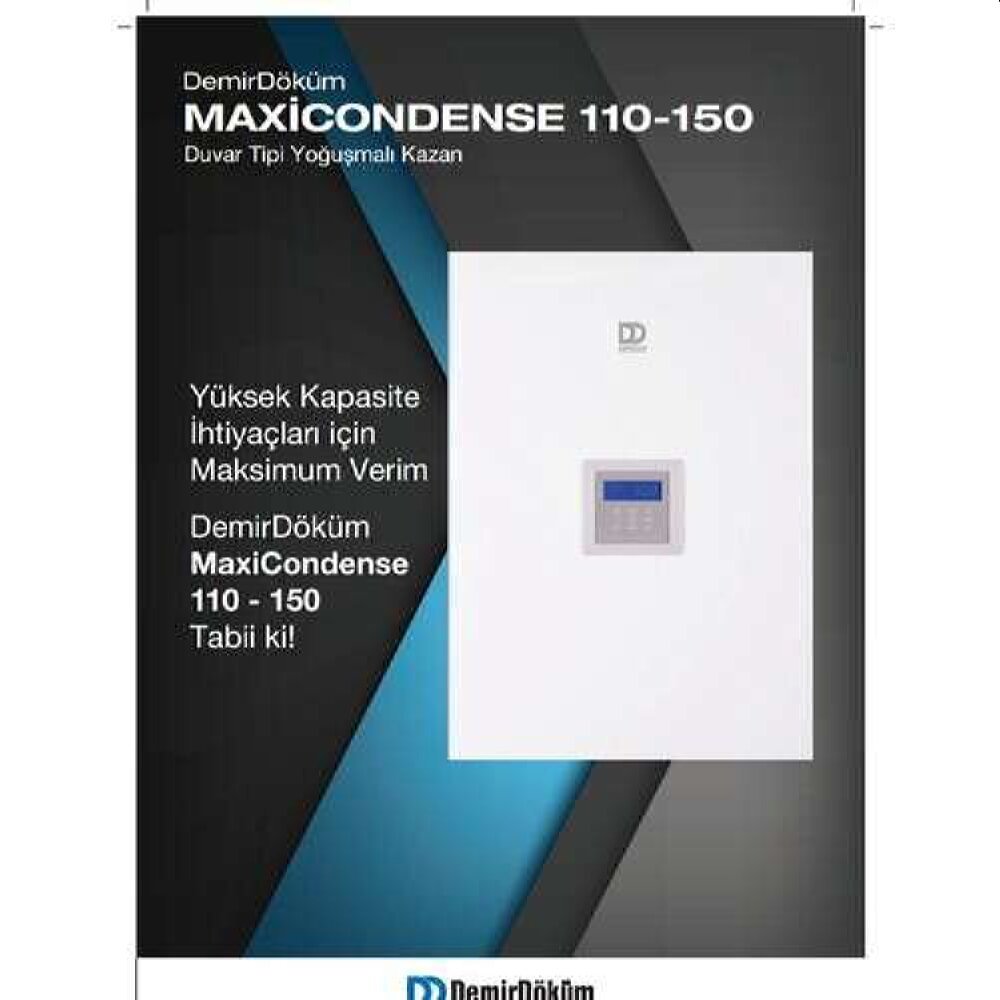 Demirdöküm Maxicondense 150 Kw Duvar Tipi Yoğuşmalı Kazan