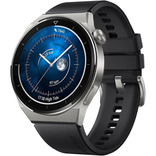 HUAWEI Watch GT3 Pro Siyah, 46mm Titanyum Kasa