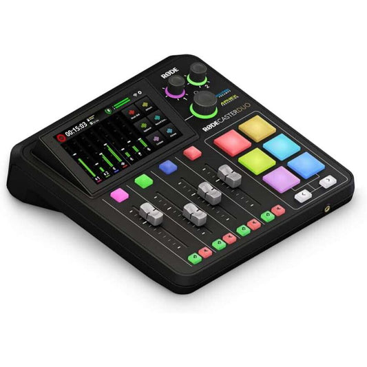 RØDE RodeCaster Duo - Kompakt Entegre Ses Kayıt Stüdyosu, Podcast İçin İdeal