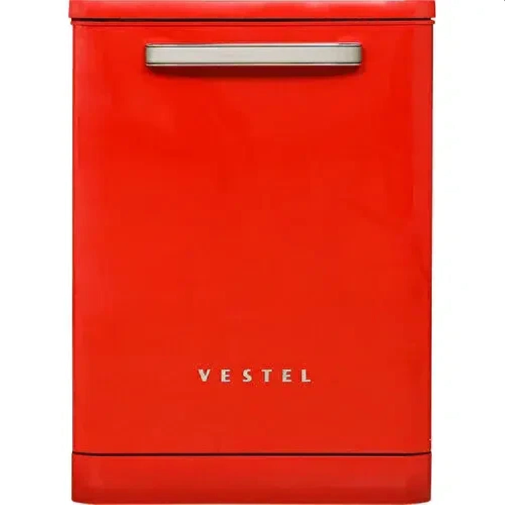 Vestel BM 5001 Retro Kırmızı 5 Programlı Bulaşık Makinesi