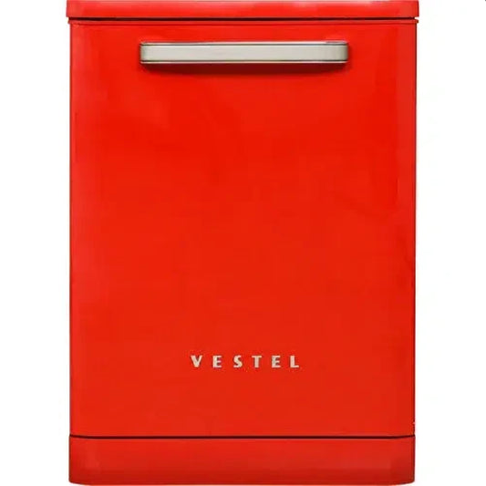Vestel BM 5001 Retro Kırmızı 5 Programlı Bulaşık Makinesi