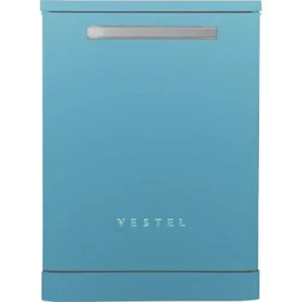Vestel BM 5001 Retro Mavi 5 Programlı Bulaşık Makinesi