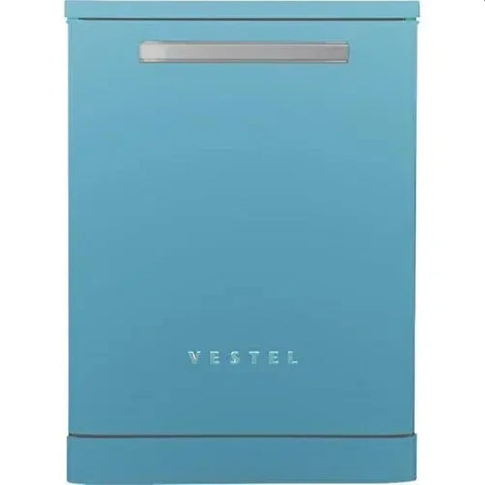 Vestel BM 5001 Retro Mavi 5 Programlı Bulaşık Makinesi