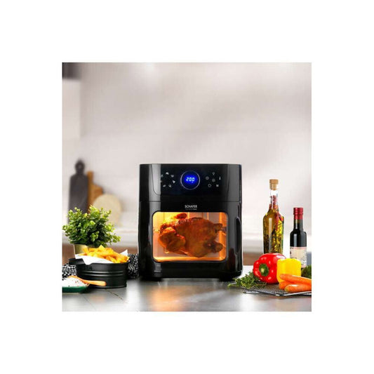 Schafer Thermochef Oven Airfryer Sıcak Hava Fritözü Ve Fırın-Siyah
