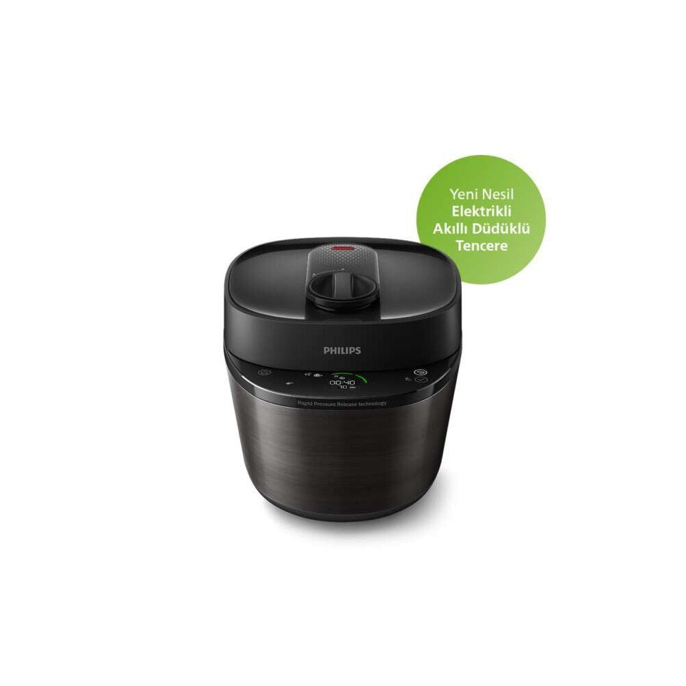 Philips Yeni Nesil Elektrikli Akıllı Düdüklü Tencere, 5L Kapasite, Hd2151