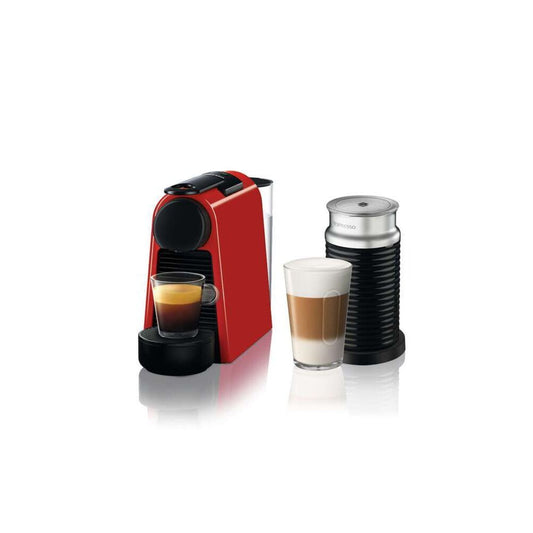 Nespresso D35 Essenza Mini Kırmızı Kahve Makinesi Ve Süt Köpürtücü Aksesuar