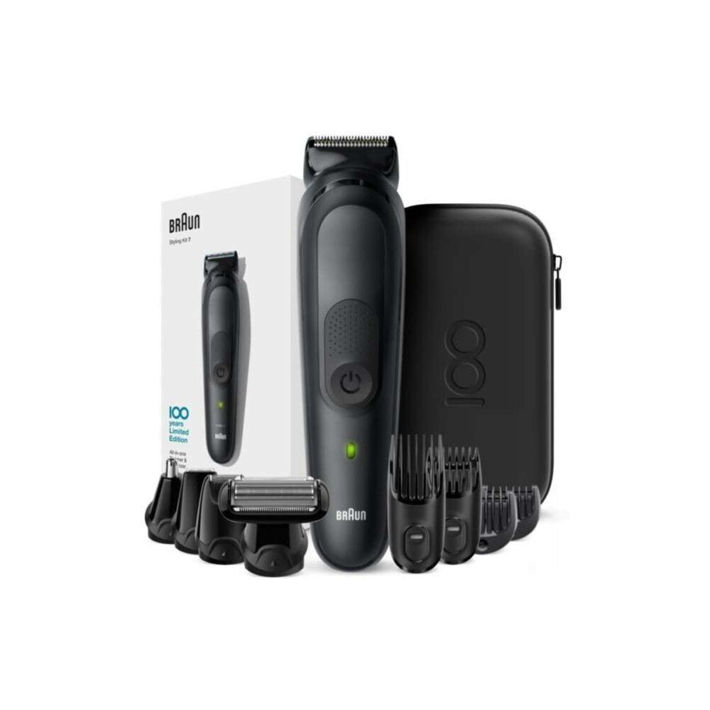 Braun Mgk 7020 100.Yılı Özel Mx Serisi Erkek Bakım Kiti, 8 Ek Ataçman, Saç&Sakal Düzeltici
