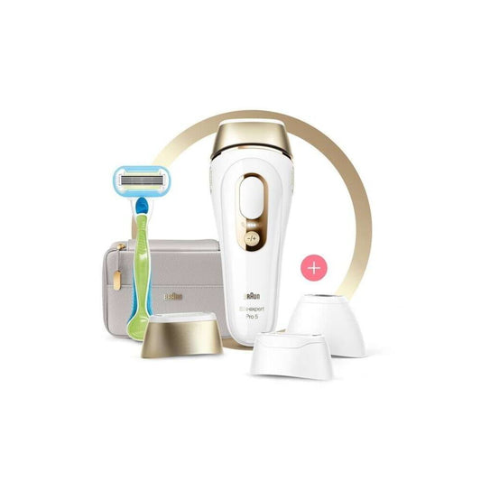 Braun Silk Expert Pro 5 Pl5257 400.000 Atımlı, 3 Başlıklı Yeni Nesil Ipl + Tasarım Çanta