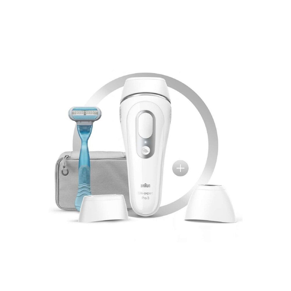 Braun Silk Expert Pro 3 Pl3121 300.000 Atımlı, 2 Başlıklı Yeni Nesil Ipl + Seyahat Çantası