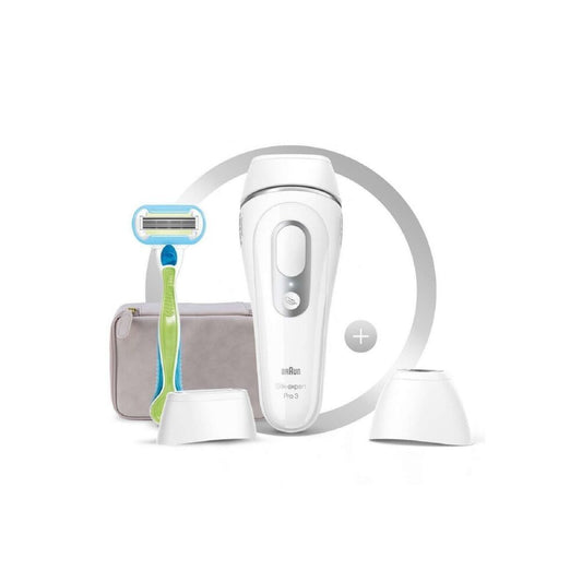 Braun Silk Expert Pro 3 Pl3133 300.000 Atımlı, 2 Başlıklı Yeni Nesil Ipl + Seyahat Çantası
