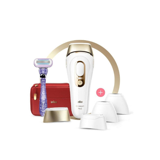 Braun Silk Expert Pro 5 Pl5387 400.000 Atımlı, 4 Başlıklı Yeni Nesil Ipl + Tasarım Çanta