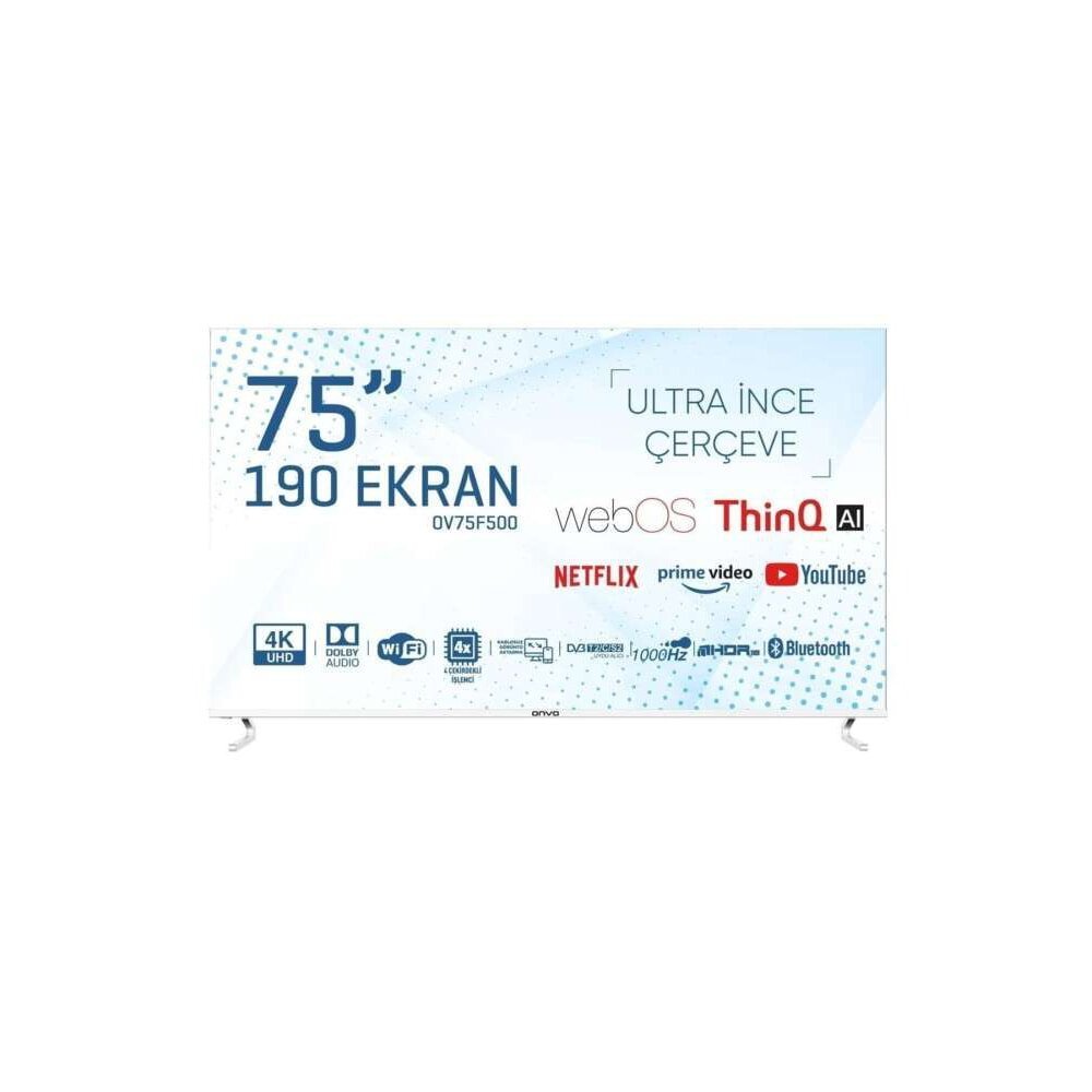 Onvo Ov75f500 75'' Ultra Hd Webos Smart Led Tv