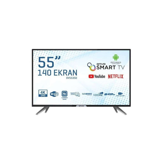 Onvo Ov55350 55" Kurulum Ücretsizdir 139 Ekran Uydu Alıcılı 4k Ultra Hd Smart Led Tv
