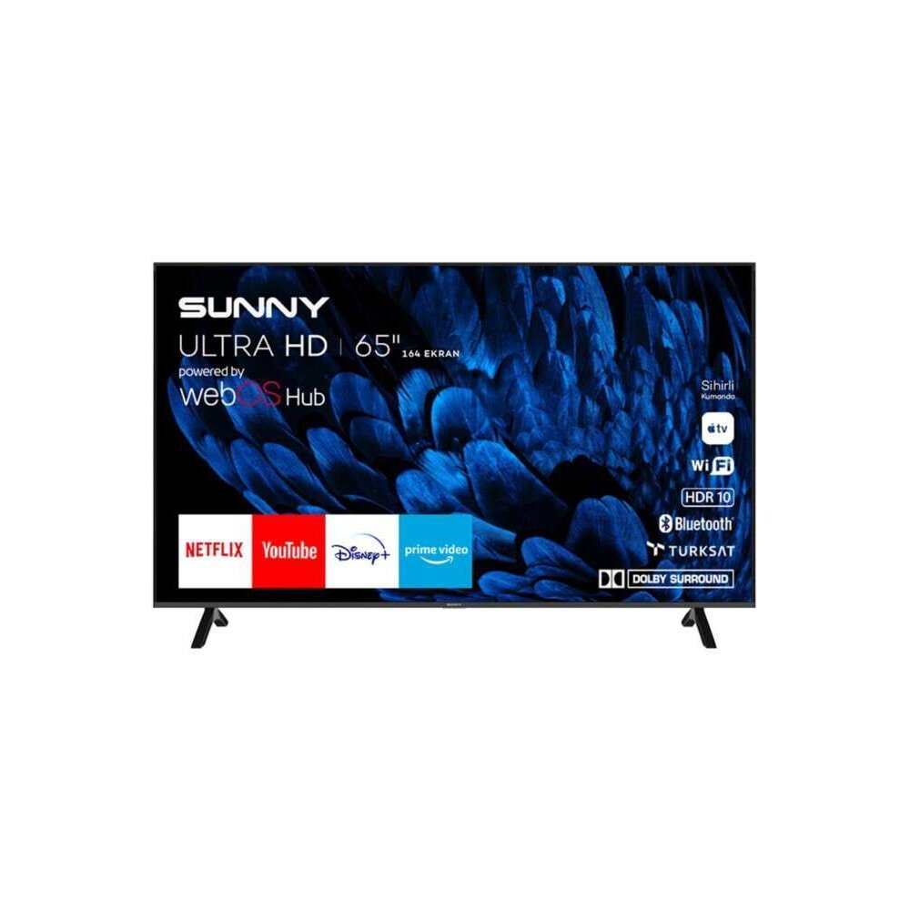 Sunny SN65FMN252 65'' 165 Ekran Uydu Alıcılı 4K Ultra HD Smart WebOS LED TV