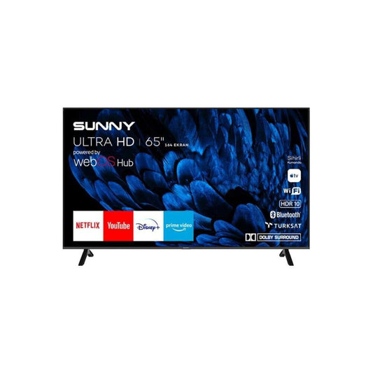 Sunny SN65FMN252 65'' 165 Ekran Uydu Alıcılı 4K Ultra HD Smart WebOS LED TV