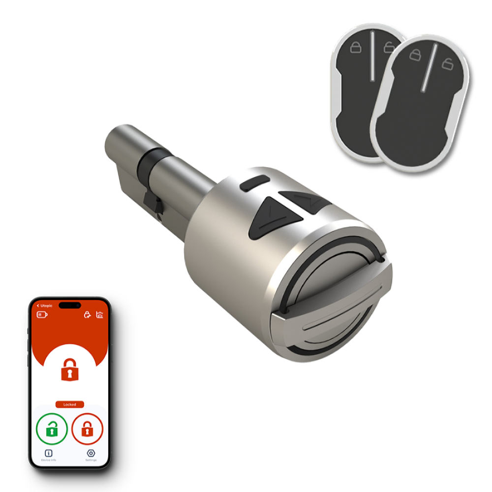 DESi Utopic R Akıllı Kilit iOS/Android Uyumlu ve Uzaktan Kumandalar