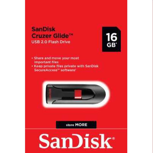 Sandısk Cruzer Glıde 16 Gb 3.0 Usb Bellek