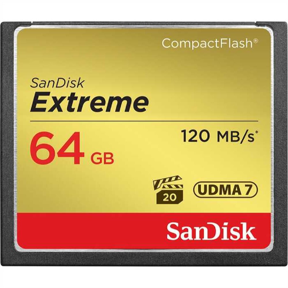 Sandısk Extreme 64gb 120mb/s Cf Kart