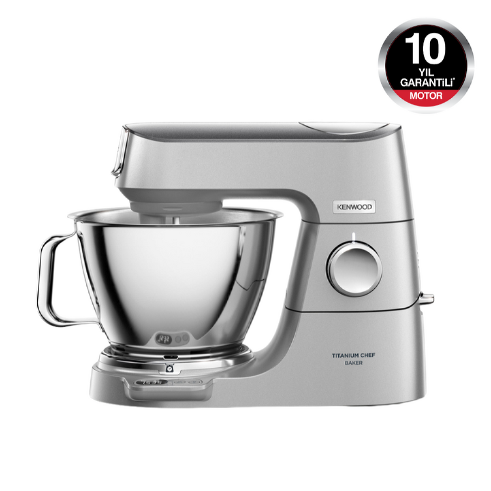 Kenwood Titanium Chef Baker Mutfak Şefi Silver Entegre Tartılı Çift Hazne 1200 Watt KVC85.004SI