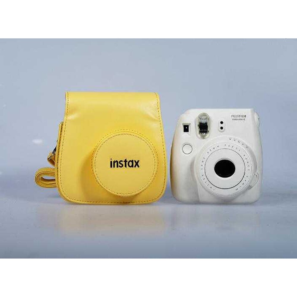 Fuji Instax 9 Çanta Sarı Deri
