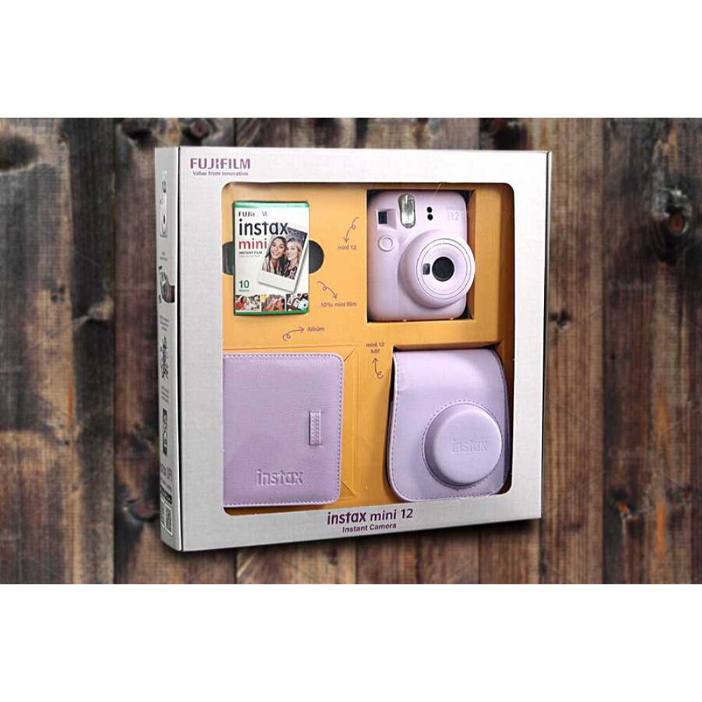 Fujıfılm Instax Mını12 Lılac Purple Box