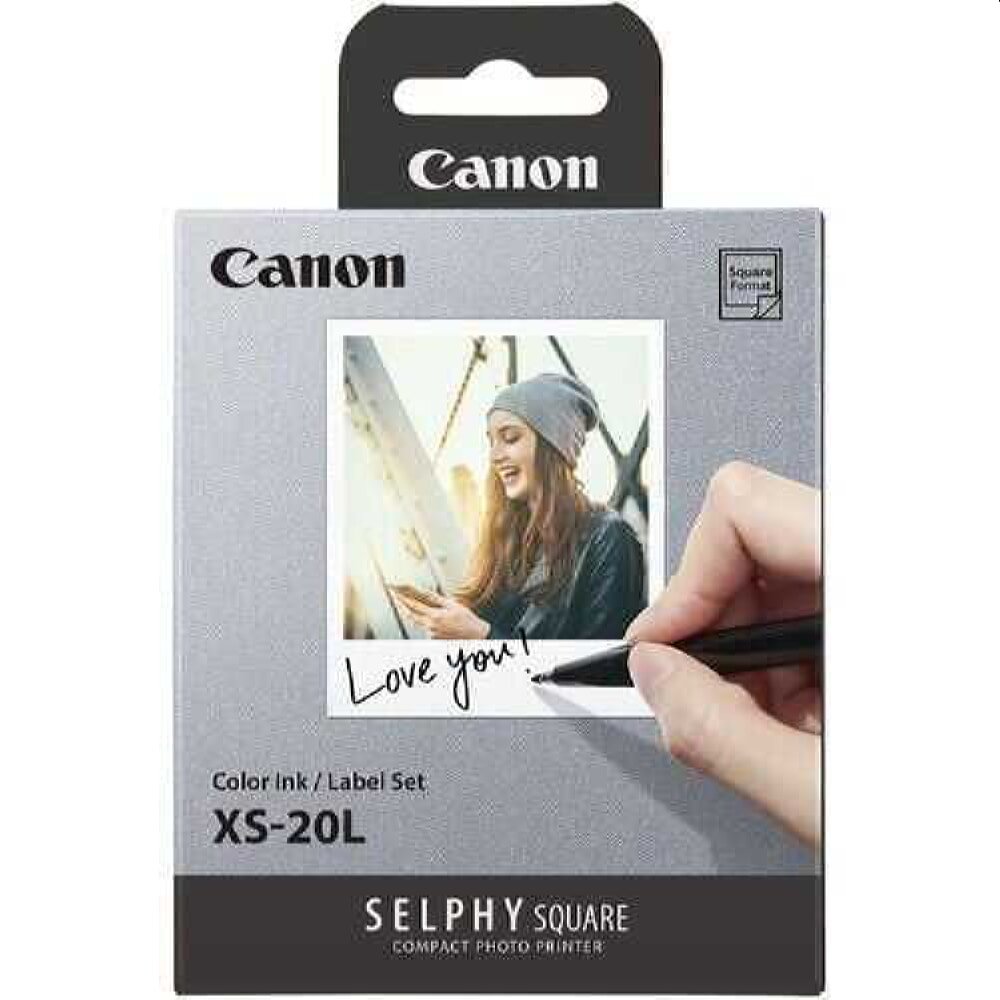 Canon Selphy Xs-20l Kare Renkli Mürekkep/kağıt Seti