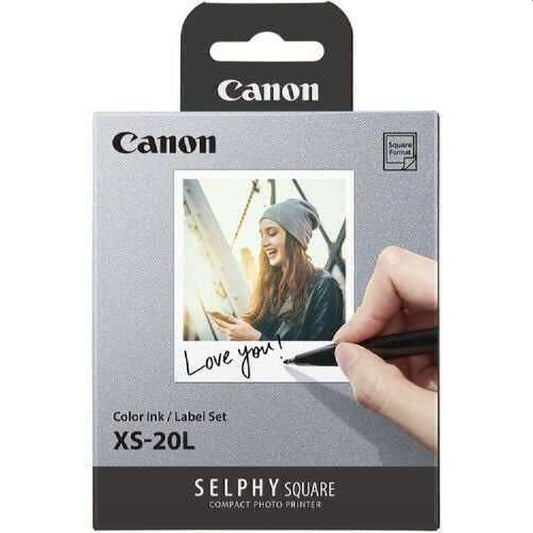 Canon Selphy Xs-20l Kare Renkli Mürekkep/kağıt Seti