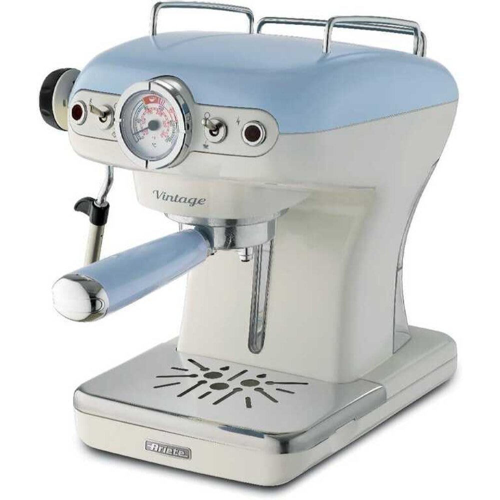 Ariete Vintage Espresso Kahve Makinesi Mavi 1389/15