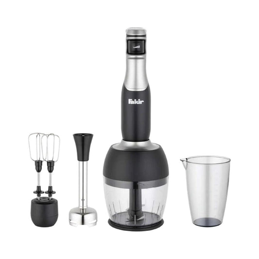 Fakir Lucca Blender Seti 4 Parça 1000W Black & Silver
