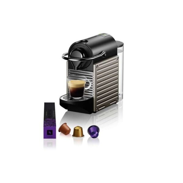 Nespresso C61 Pixie Titan Kahve Makinesi,Gri