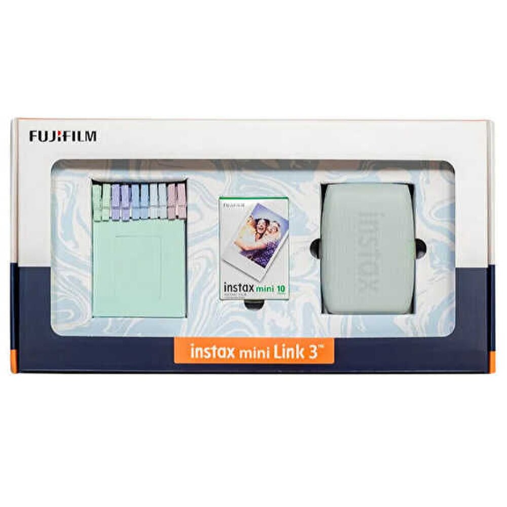 Fujıfılm Instax Mını Lınk 3 Green Bundle Box Prınter