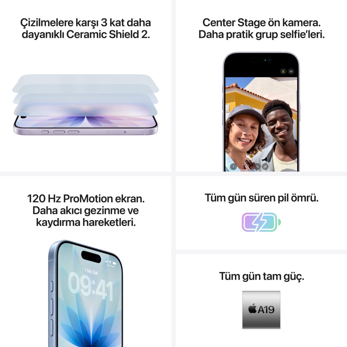 iPhone 17 256GB Lavanta MG6M4TU/A - Görsel 6