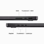 Apple MacBook Pro 14'' 14-Core CPU 30-Core GPU Apple M3 Max 36GB 1TB SSD S.Black MRX53TU/A - Görsel 6