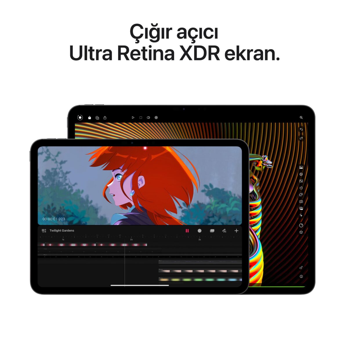 iPad Pro 11'' M4 Wi-Fi + Cellular 2TB Nano-Texture Cam Uzay Siyahı MWRR3TU/A - Görsel 5
