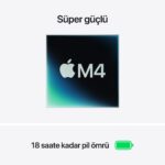 MacBook Air 13'' 10-Core CPU 8-Core GPU Apple M4 / 16GB / 256GB SSD / Gümüş MW0W3TU/A - Görsel 4