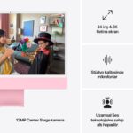 Apple iMac 24'' Retina 4.5K Apple M4 / 8-Core CPU 8-Core GPU / 16GB / 256GB SSD / Pembe MWUG3TU/A - Görsel 7