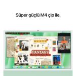 Apple iMac 24'' Retina 4.5K Apple M4 / 10-Core CPU 10-Core GPU / 24GB / 512GB SSD / Yeşil MD2Q4TU/A - Görsel 6