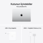 Apple MacBook Pro 16'' 14-Core CPU 20-Core GPU Apple M4 Pro 24GB 512GB SSD Silver MX2T3TU/A - Görsel 8