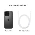 Apple iPhone 16 Pro 128GB Siyah Titanyum MYND3TU/A - Görsel 9