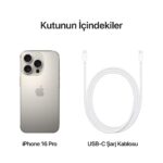 Apple iPhone 16 Pro 128GB Naturel Titanyum MYNG3TU/A - Görsel 9