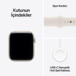 Apple Watch SE 3 GPS + Cellular 44mm Gece Yarısı Alüminyum Kasa ve Gece Yarısı Spor Kordon - M/L - Görsel 8