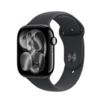 Apple Watch Series 11 GPS 46mm Simsiyah Alüminyum Kasa ve Siyah Spor Kordon - S/M