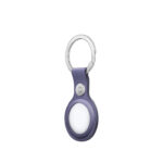 Apple AirTag Leather Key Ring - Wisteria - Görsel 3
