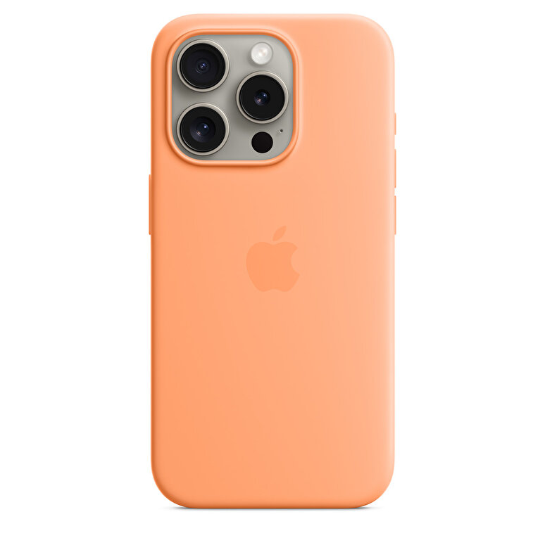 mt1h3zma-iphone-15-pro-silicone-magsafe-orange-sorbet-638309916446455649.jpeg Apple iPhone 15 Pro için MagSafe özellikli Silikon Kılıf - Turuncu Sorbe - Görsel 1